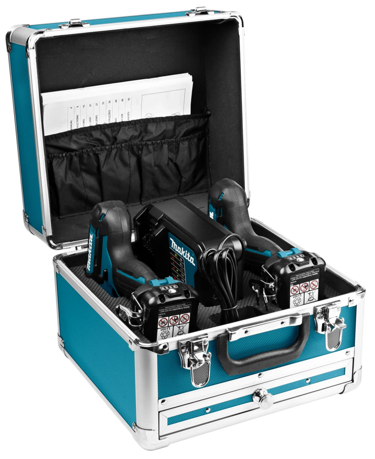 Makita 18V Li-ion accu slagmoersleutelset (2x 5,0 Ah accu) in Mbox
