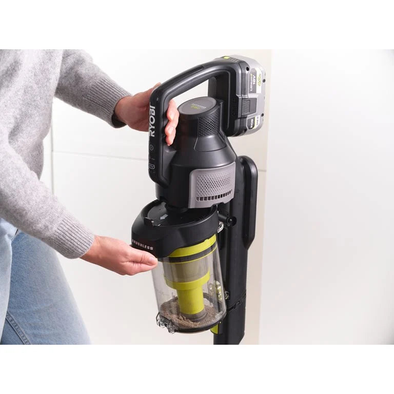 ONE+ 18V Brushless Cordless Stick Vacuum Cleaner, with Anti-Tangle Brush (Incl. battery)