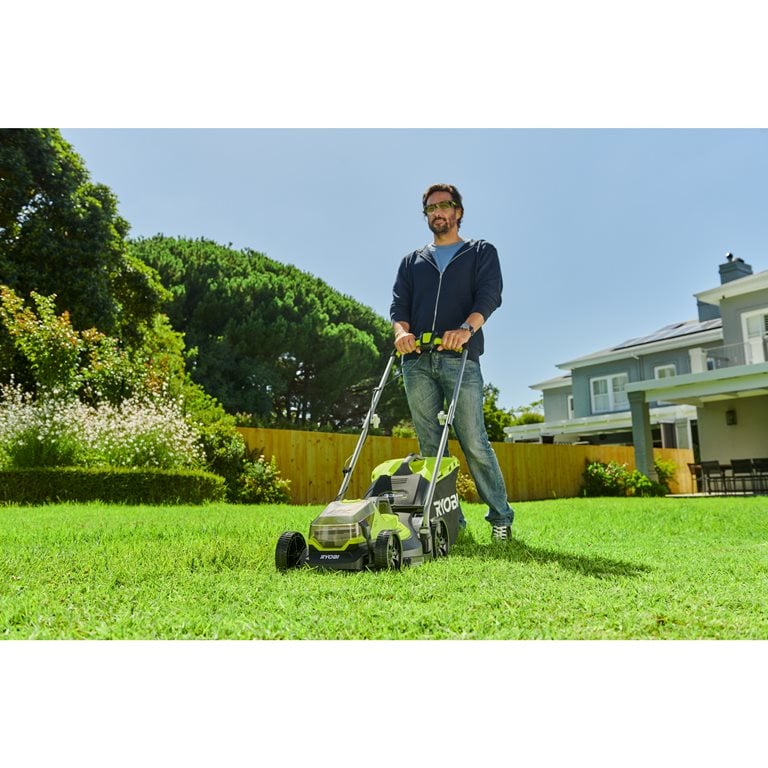 ONE+™ 18V Cordless 33cm Lawn Mower & 25cm Grass Trimmer Kit (incl. 1x 4.0 Ah battery & charger)