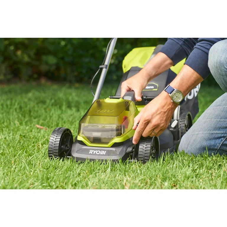 ONE+™ 18V Cordless 33cm Lawn Mower & 25cm Grass Trimmer Kit (incl. 1x 4.0 Ah battery & charger)