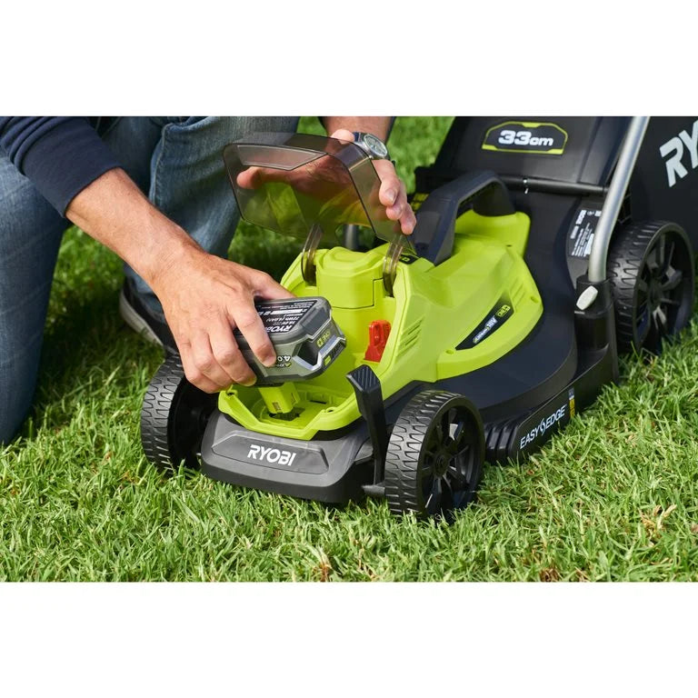 ONE+™ 18V Cordless 33cm Lawn Mower & 25cm Grass Trimmer Kit (incl. 1x 4.0 Ah battery & charger)